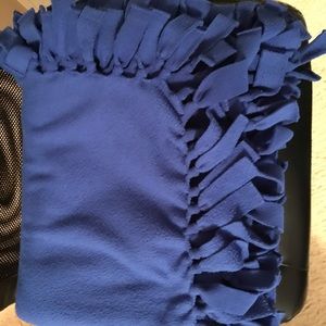 Queen size fleece tie blanket